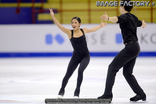 2013-02-25 Milano - World Junior Figure Skating Championships 021 Practice